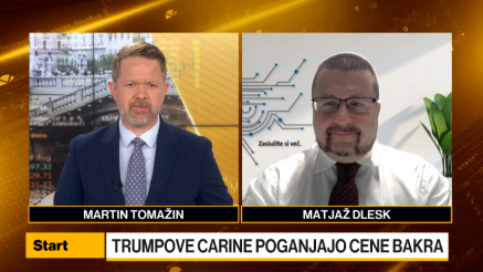 Dlesk: Visoke cene bakra so posledica kopičenja zalog pred uvedbo carin v ZDA