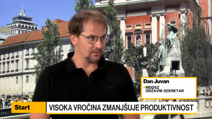 Juvan: Potrebujemo ocene tveganj in določanje meje, katera temperatura je za delo nesprejemljiva
