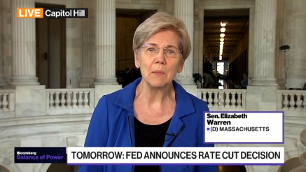 Warren: Trump je kriv za visoke kamatne stope