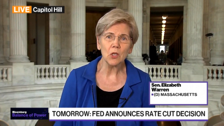 Warren: Trump je kriv za visoke kamatne stope