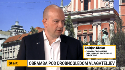 Skalar: Kljub napovedi naložb, v obrambni industriji financiranje ostaja težava