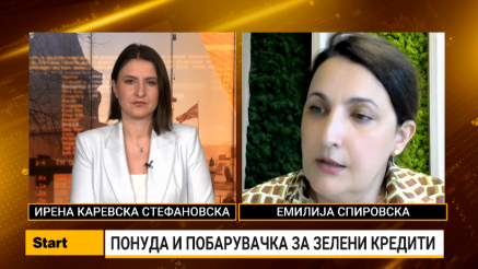 Спировска: Расте свеста за одржливи инвестиции со зелени кредити
