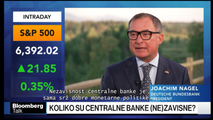 Nagel: Evrozona u ravnoteži – inflacija i kamate na 2%