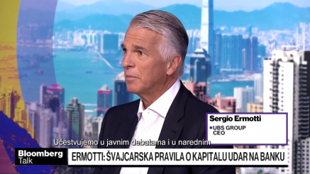 Ermotti: UBS ostaje globalna banka, utjecaj carina nejasan