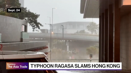 Tajfun Ragasa pogodio Hong Kong