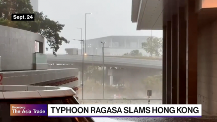 Tajfun Ragasa pogodio Hong Kong