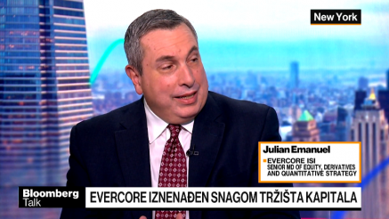 Evercore očekuje pad američkog tržišta kapitala