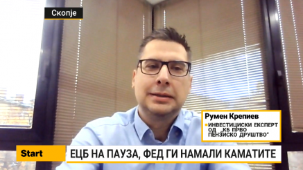 Крепиев: Геополитичките тензии и царини главен ризик за инфлацијата