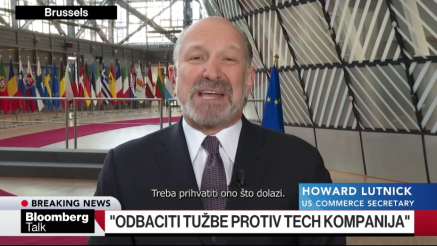 Lutnick: Evropi niže carine ako ublaži propise za Big Tech