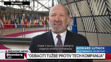 Lutnick: Niže carine za Evropu ako ublaži propise za velike tehnološke kompanije