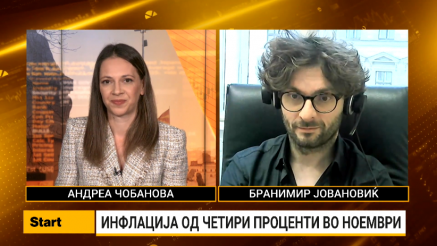 Јовановиќ: Инфлацијата сѐ уште не е стабилизирана, потребни се фискални интервенции